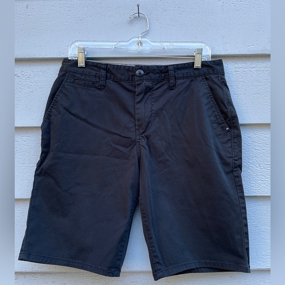 Quicksilver Straight Fit Shorts, Men’s Size 30, Black